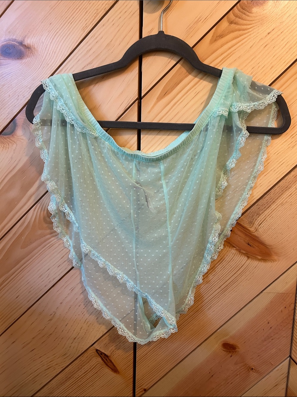 NWT ADORE ME BETTY LOU LACE SLEEP SET- XL AQUA BLUE - Picture 10 of 11